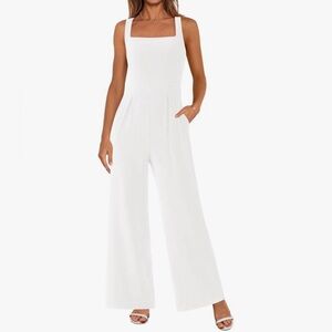 PrettyGarden White Jumpsuit
